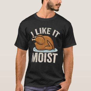 T-shirt J'aime le costume de Thanksgiving humide Leg Turke