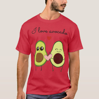 T-shirt J'aime le couple avocat