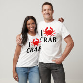 T-shirt J'aime le crabe (Unisexe)
