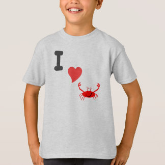 T-shirt J'aime le crabe
