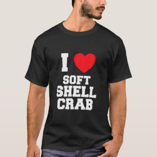 T-shirt J'Aime Le Crabe À Coquilles Douces