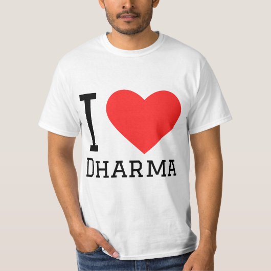 T-shirt J'aime le dharma (Devant)