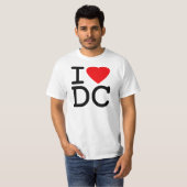 T-shirt J'aime le District de Columbia de DC de Washington (Devant entier)