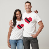 T-shirt J'aime le drapeau de Trinité-et-Tobago (Unisexe)