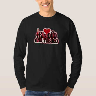T-shirt J'aime le drapeau de Trinité-et-Tobago Trinité-et-