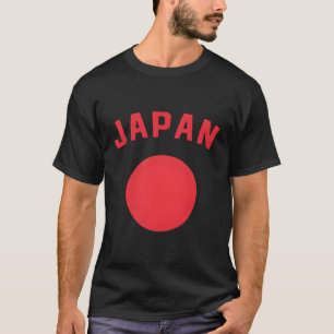 T-shirt J'Aime Le Drapeau Minimaliste Japonais
