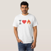 T-shirt J'aime le feu (Devant entier)