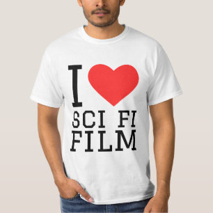 T-shirt J'aime le film de science fi