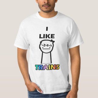 T-SHIRT J'AIME LE FILM DES TRAINS ASDF