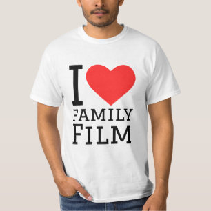 T-shirt J'aime le film familial