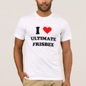 T-shirt J'aime le frisbee final (Devant)