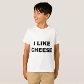 T-shirt J'aime le fromage (Devant entier)
