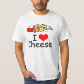 T-shirt J'aime le fromage (Devant)