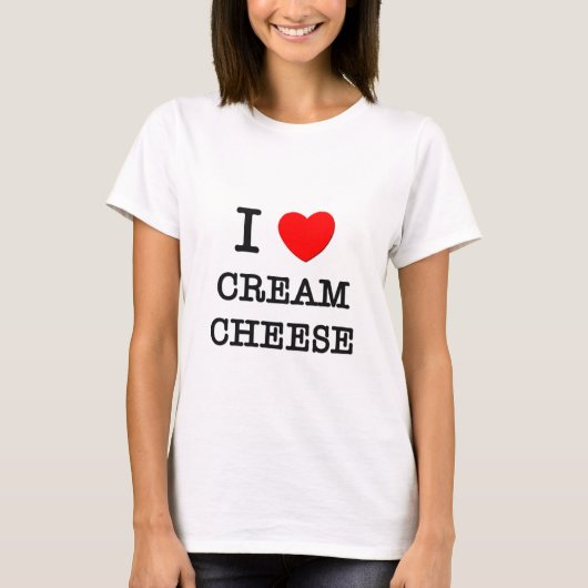 T-shirt J'aime le fromage fondu (Devant)