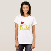 T-shirt J'aime le fromage grillé (Devant entier)