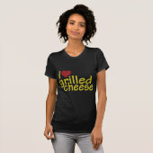 T-shirt J'aime le fromage grillé (Devant entier)