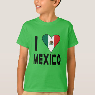 T-shirt J'aime le garçon Mexique