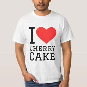 T-shirt J'aime le gâteau aux cerises