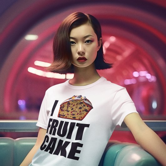 T-shirt J'aime le gâteau aux fruits