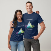 T-shirt J'aime le granit… Plutonically (foncé) (Unisexe)