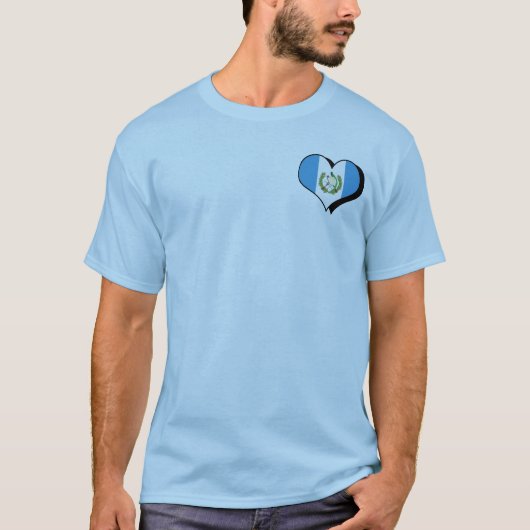 T-Shirt J'aime le Guatemala (Devant)