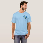 T-Shirt J'aime le Guatemala (Devant entier)