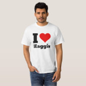 T-shirt J'aime le haggis (Devant entier)