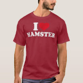 T-shirt J'aime le hamster (Devant)