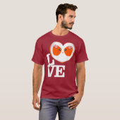 T-shirt J'aime le hamster (Devant entier)