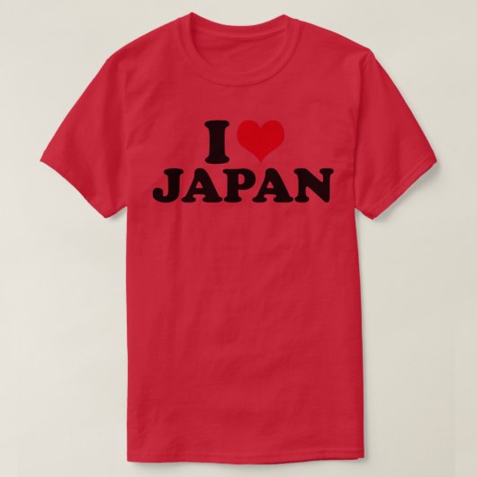 T-shirt J'aime le Japon (Design devant)