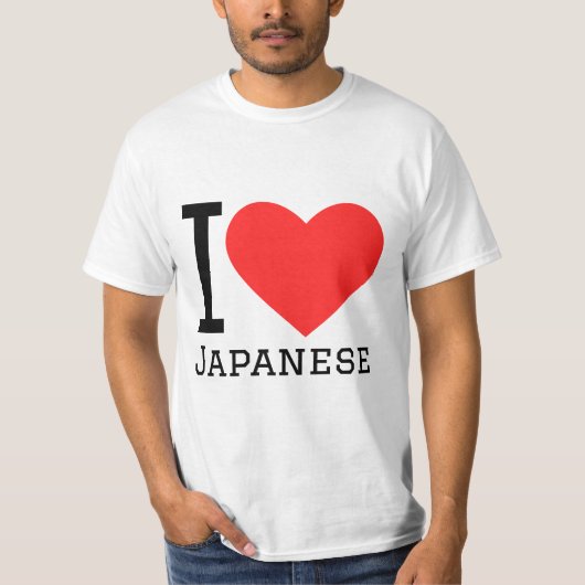 T-shirt J'aime le japonais (Devant)