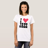 T-shirt J'aime le jazz ou quoi que ce soit (Devant entier)