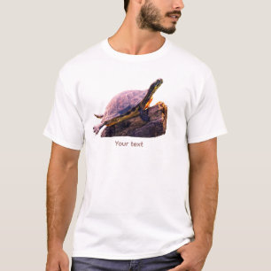 T-shirt J'Aime le jour ensoleillé, le soleil de la tortue