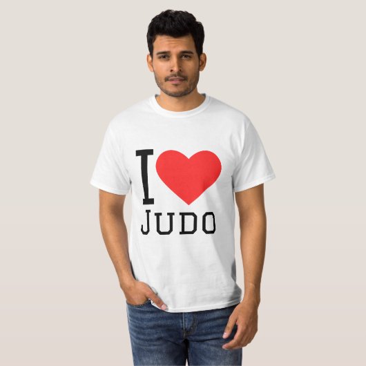 T-shirt J'aime le judo (Devant entier)