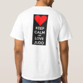 T-SHIRT J'AIME LE JUDO (Dos)
