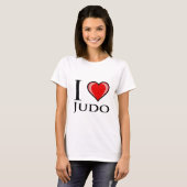 T-shirt J'aime le judo (Devant entier)