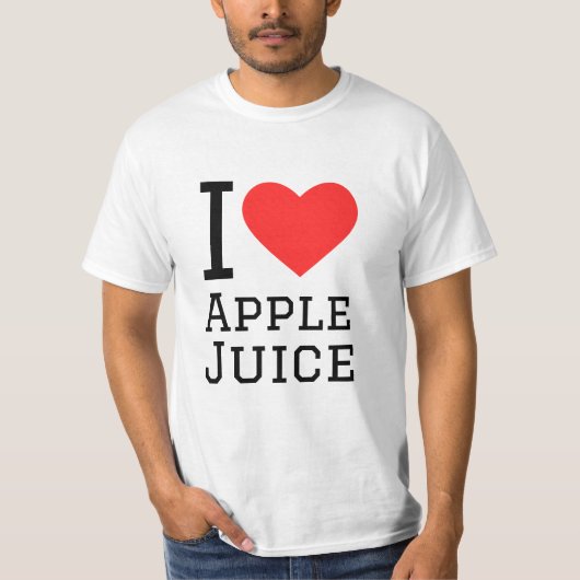 T-shirt J'aime le jus de pomme (Devant)