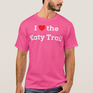 T-shirt J'Aime Le Katy Trail Missouri Vélo Randonnée