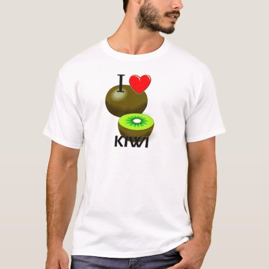 T-shirt J'aime le kiwi (Devant)