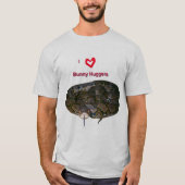 T-shirt J'aime le lapin Huggers (Devant)