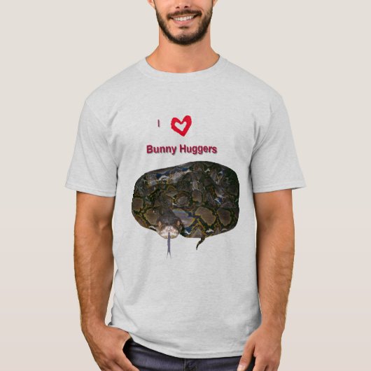 T-shirt J'aime le lapin Huggers (Devant)