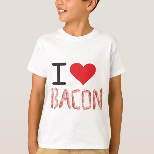 T-shirt J'aime le lard (Devant)