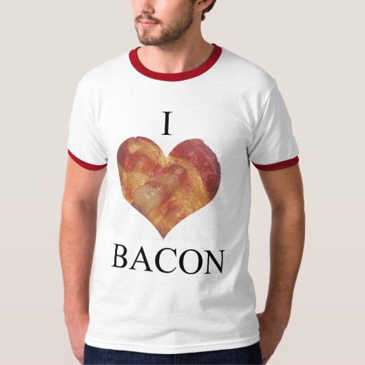 T-shirt J'aime le lard (Devant)