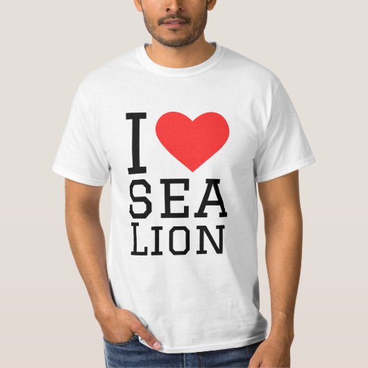T-shirt J'aime le leon marin (Devant)