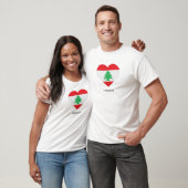 T-shirt J'aime le Liban (Unisexe)
