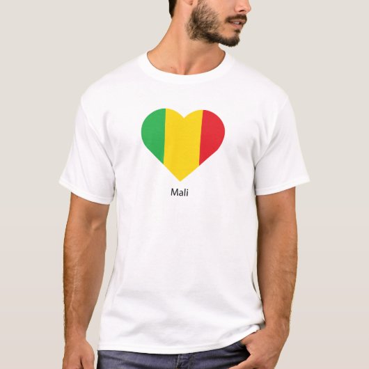 T-shirt J'aime le Mali (Devant)