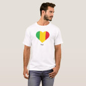T-shirt J'aime le Mali (Devant entier)