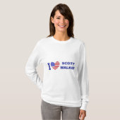 T-shirt J'aime le marcheur de Scott (Devant entier)