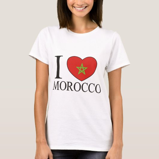 T-shirt J'aime le Maroc (Devant)