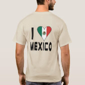 T-shirt J'aime le Mexique (Dos)